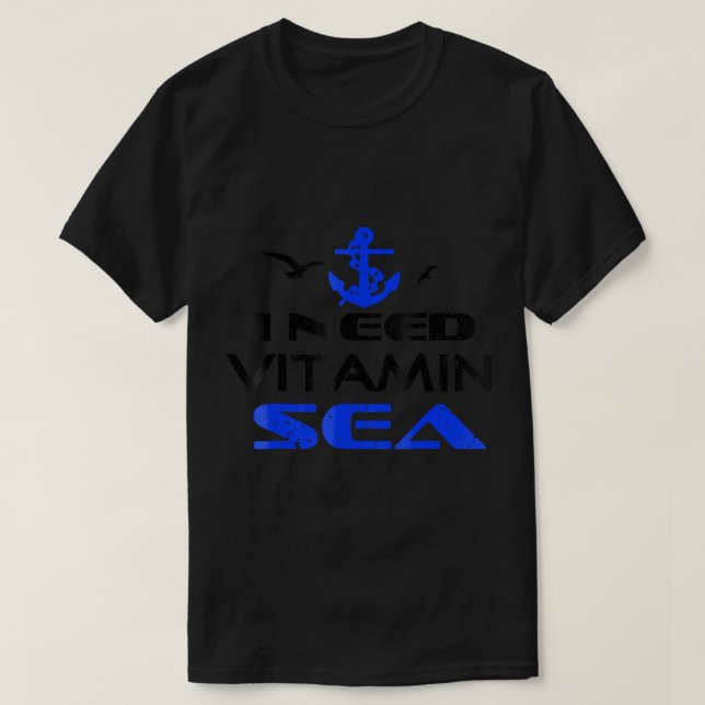 J'ai besoin d'un t-shirt marin vitaminé pour tous  (Design devant)