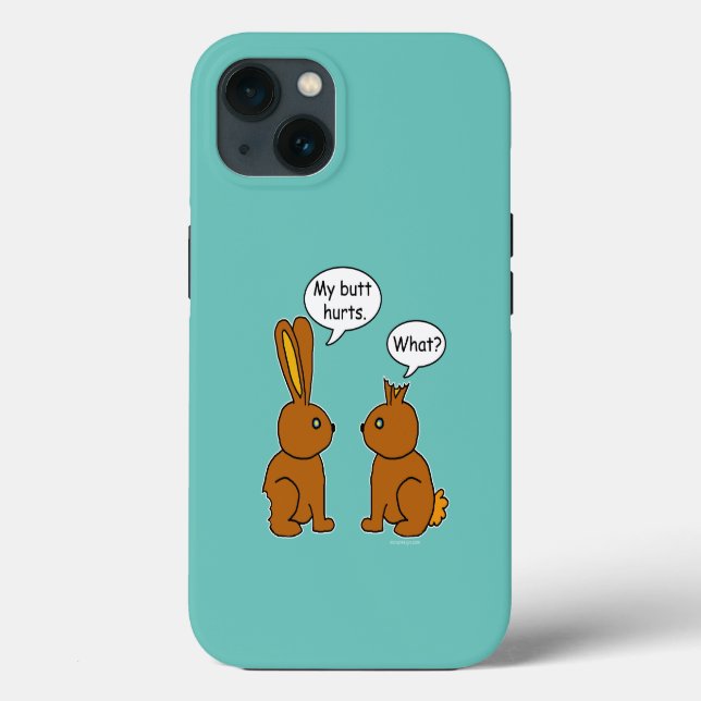 J'Ai Blessé Le Mur ! Quoi ? Coque turquoise-Mate i (Verso)