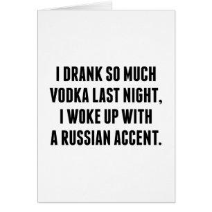 J'Ai Buvé Tant De Vodka Dernière Nuit