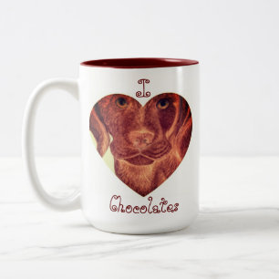 J'Ai Coeur Chocolates Mug café à deux tons