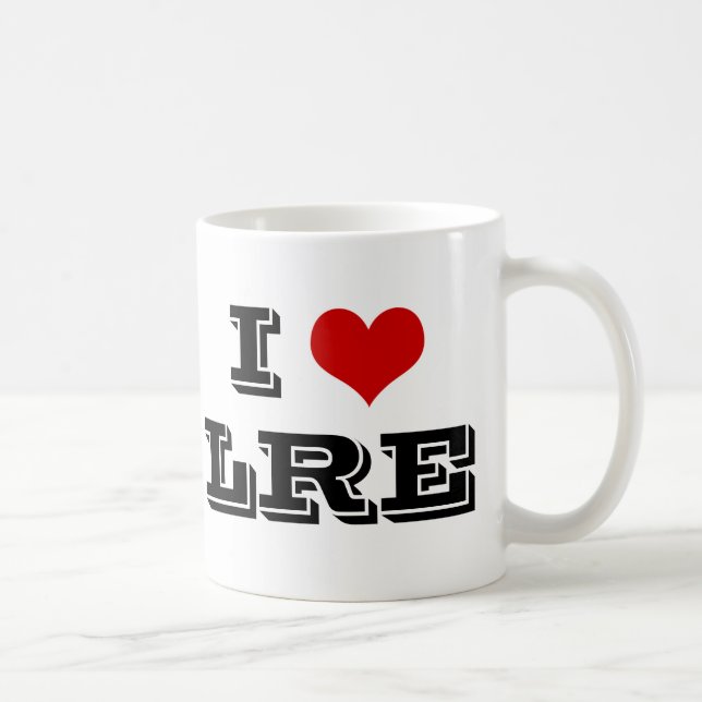 J'ai coeur LRE café Mug (Droite)