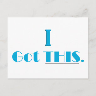 J'ai compris, carte flash d'affirmation quotidienn