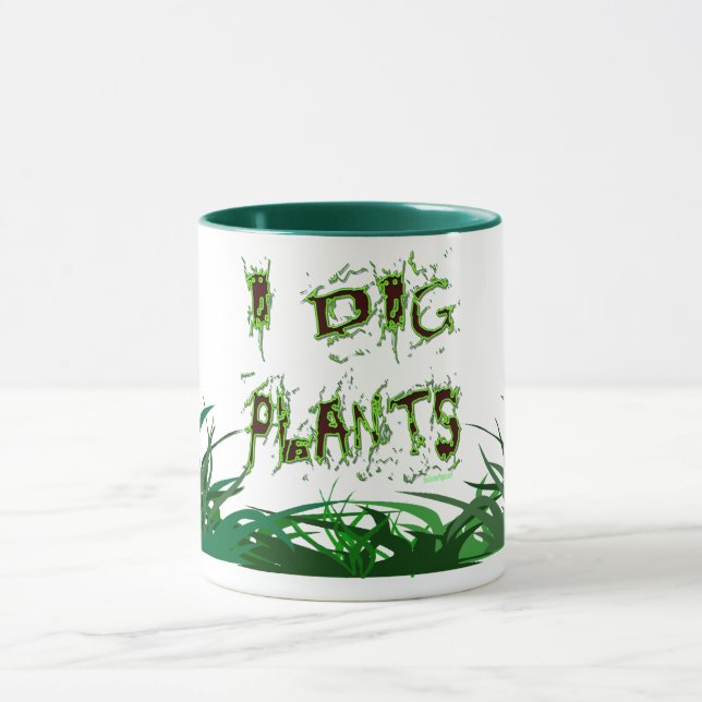 J'Ai Creg Plante Gardener Slogan Coffee Mug (Centre)