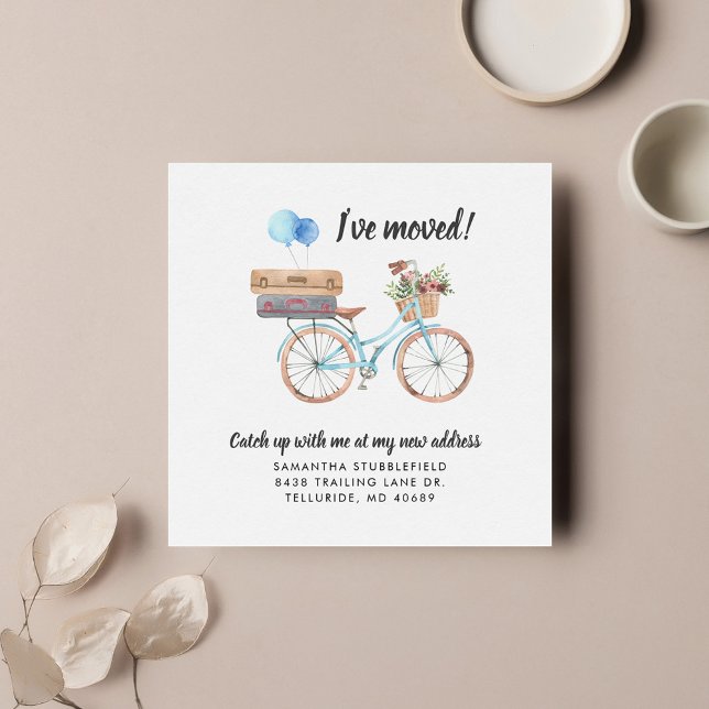 J'ai déménagé Boho Chic Moving Adresse Faire-part (Créateur téléchargé)