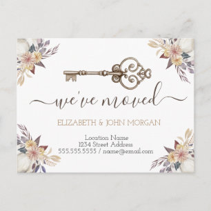 J'ai déplacé les fleurs de clé Nouveau Faire-part