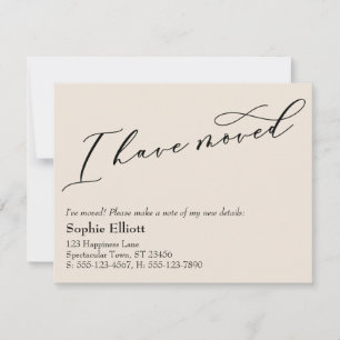 J'Ai Déplacé Un Nouveau Faire-part De Crème D'Adre