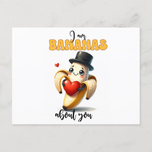 J'ai des bananes pour toi drôle carte de Saint Val