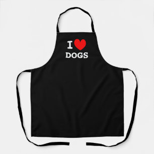 J'ai des chiens cardiaques tablier noir pour salon