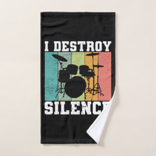J'ai détruit le silence Distressed Vintage Drumme