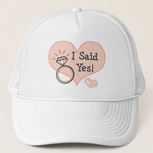 J'ai dit oui le casquette de jeune mariée de (Devant)