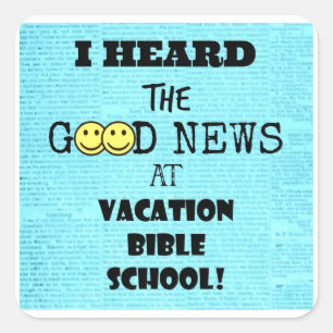 J'ai entendu le Sticker Carré Good News