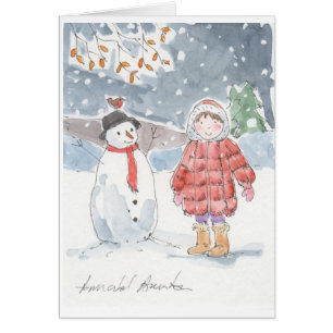 J'ai fait un bonhomme de neige !