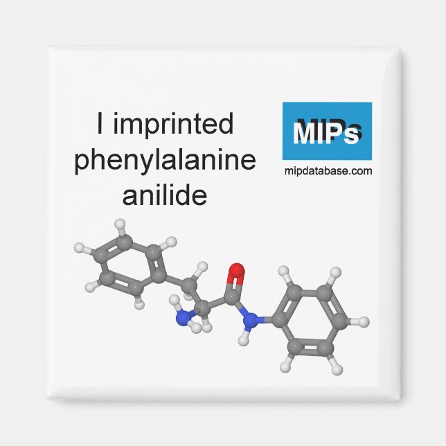 J'ai imprimé un aimant anilien phénylalanine (Devant)