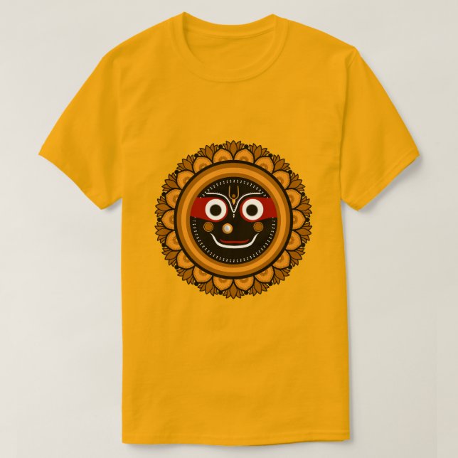 Jai Jagannath - Krishna art T-Shirt (Design vorne)