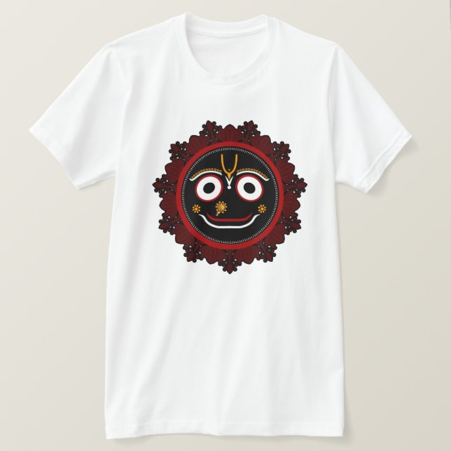 Jai Jagannath - Krishna art T-Shirt (Design vorne)