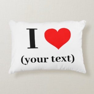 J'AI LE COEUR ! Coussin 12 po x 16 po - polyester