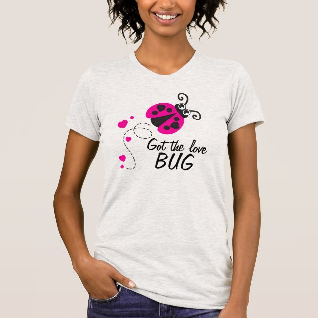 J'ai le t-shirt rose coccinelle (Devant)