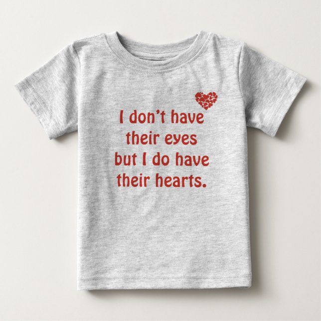 J'ai leurs yeux - T-shirt d'adoption (Devant)