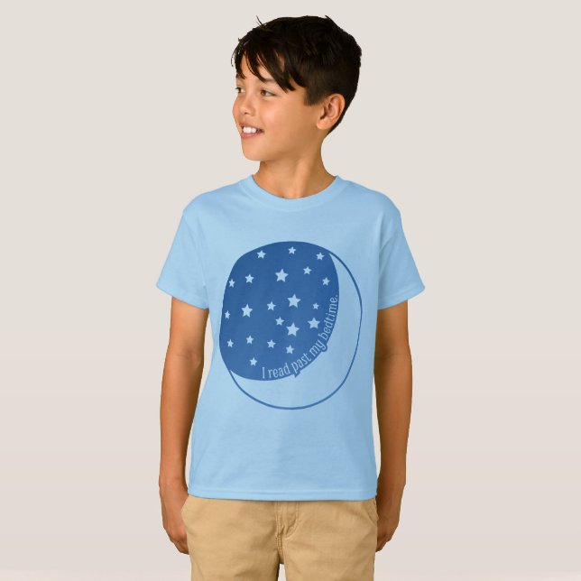 J'ai lu après le T-shirt de mes enfants stylisés (Devant entier)