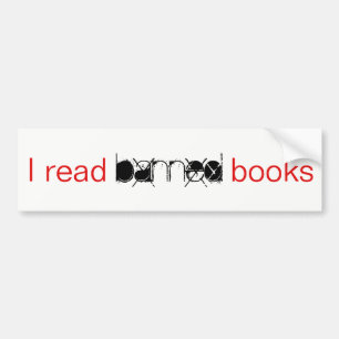 J'Ai Lu Banned Books Bumper Sticker