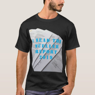 J'ai lu le politique drôle de T-shirt de rapport