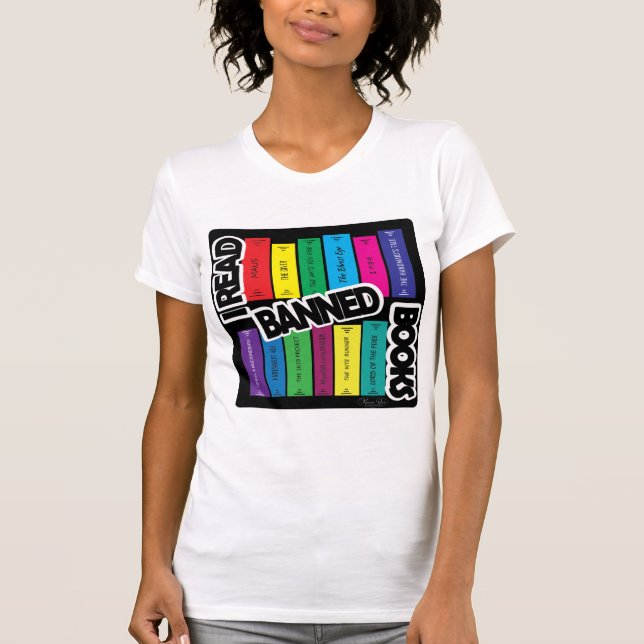J'ai lu le T-shirt Banned Books (Devant)