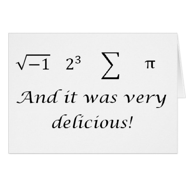 J'ai mangé une certaine chemise de maths de tarte (Devant horizontal)