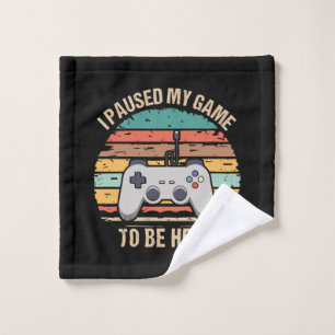 J'ai mis mon jeu en pause pour être ici