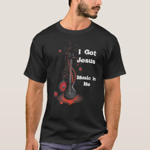 J'ai reçu de la musique jésus dans le T-shirt masc