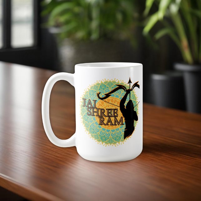 Jai Shree Ram Kaffeetasse (Von Creator hochgeladen)