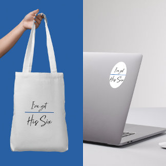 J'ai son Sac fourre-tout de six pouces