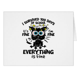 J'ai survécu à 100 jours d'école C'est bon Je vais