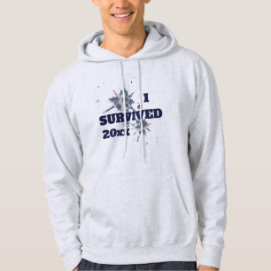 J'ai survécu à Blue Covid Virus Sweat - shirt à ca