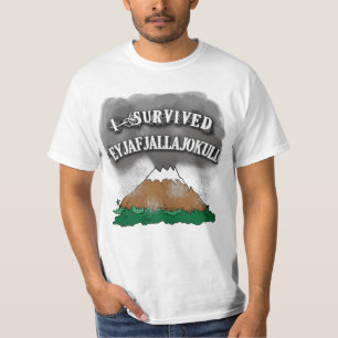 J'ai survécu à des T-shirts d'Eyjafjallajokull,