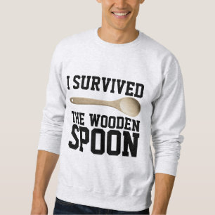 J'AI SURVÉCU À LA CUILLÈRE EN BOIS, T-shirts drôle
