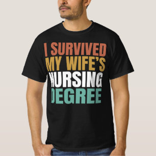 J'AI SURVÉCU À LA T-SHIRT DU DEGRÉ D'INFIRMIÈRE DE