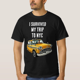 J'ai survécu à mon voyage à NYC T-shirt de taxi dr