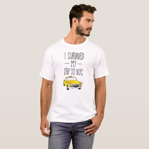 J'ai survécu à mon voyage au T-shirt New York Ci