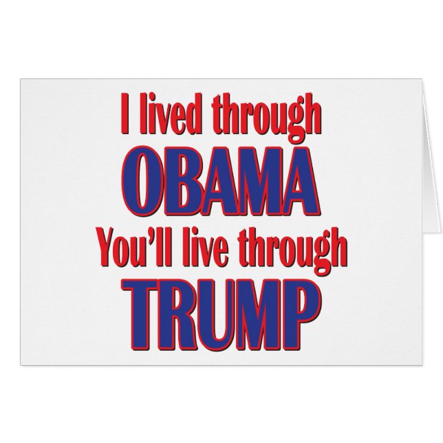 J'ai survécu à Obama (Devant horizontal)