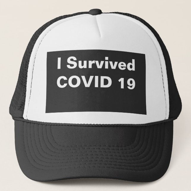 J'ai survécu au Casquette COVID 19 (Devant)