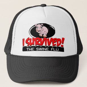 J'ai survécu au casquette de grippe de porcs