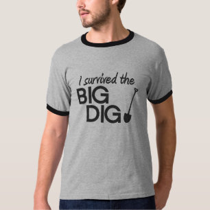 J'ai survécu au grand T-shirt de fouille