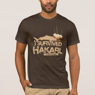 J'ai survécu au T-shirt de Hákarl