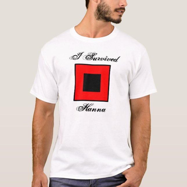 J'ai survécu au T-shirt de Hanna - avant et dos (Devant)