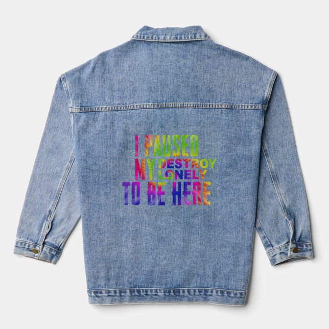 J'Ai Suspendu Seule Ma Détruite Pour Être Ici (Verso)