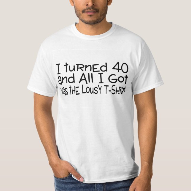 J'ai tourné le T-shirt 40 nul (Devant)