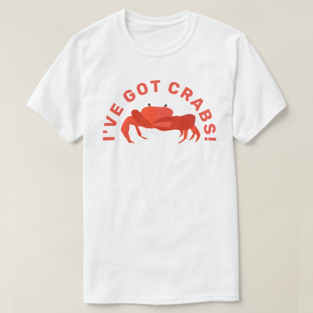 J'ai un T-shirt Cool de crabe (Design devant)