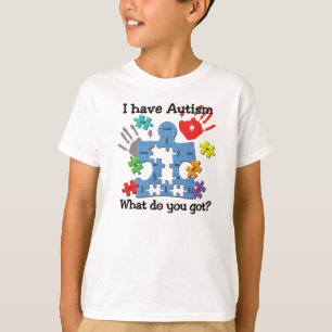 J'ai un T-shirt unique sur l'autisme