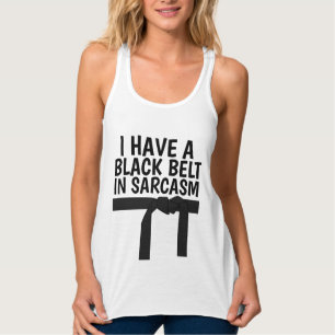 J'AI UNE CEINTURE NOIRE À SARCASM, T-Shirts pour d