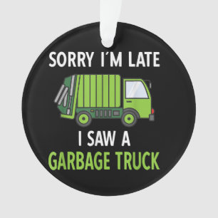 J'ai vu des ordures de camion costume de recyclage